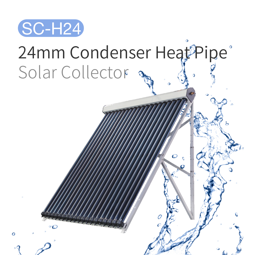 24mm Condenser Heat Pipe Solar Collector